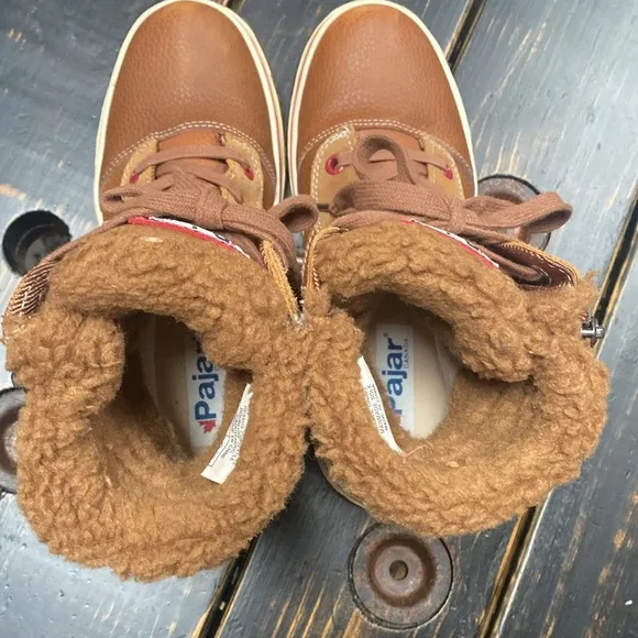 PAJAR Winter Trooper Boots in Cognac - Size 8-8.5