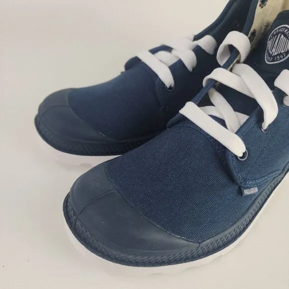 PALLADIUM Blanc Hi Hiking Outdoors Canva Boots Blue Men Boots