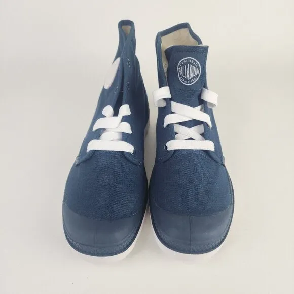 PALLADIUM Blanc Hi Hiking Outdoors Canva Boots Blue Men Boots