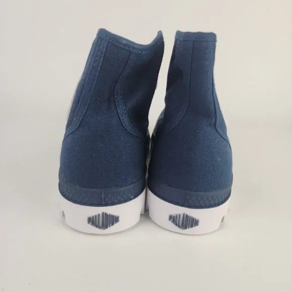 PALLADIUM Blanc Hi Hiking Outdoors Canva Boots Blue Men Boots
