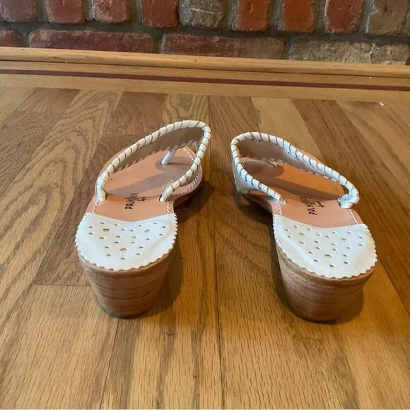 Palm Beach Sandals White Size 7 NWOT
