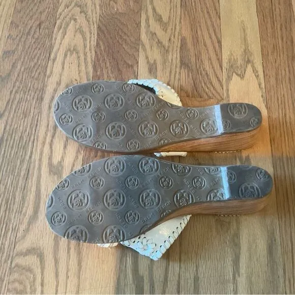 Palm Beach Sandals White Size 7 NWOT