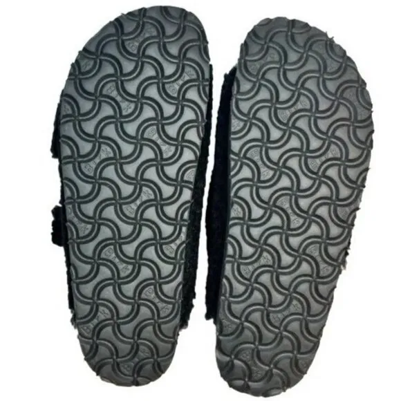 Papillo Birkenstock Arizona Big Buckle Teddy Shearling Platform Sandal 38 7 N 7N