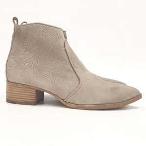 Paul Green Danny Block Heel Ankle Boots Booties Women's UK Size 5 Beige