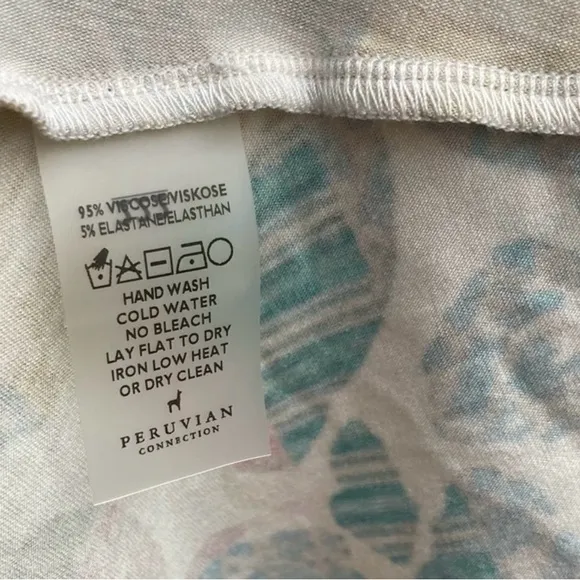 Peruvian Connection Talia Maxi Dress L gorgeous &amp; soft 95% viscose 5% elastin.