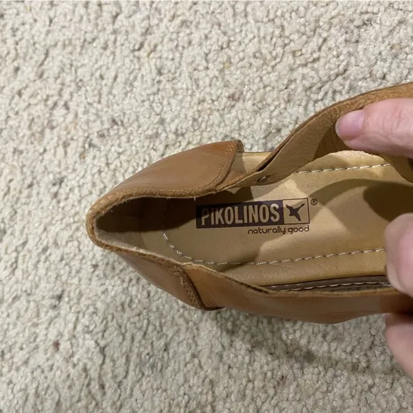 PIKOLINOS Marazul Sandals Women's Size 42 US 10 Brown Leather Lace Up