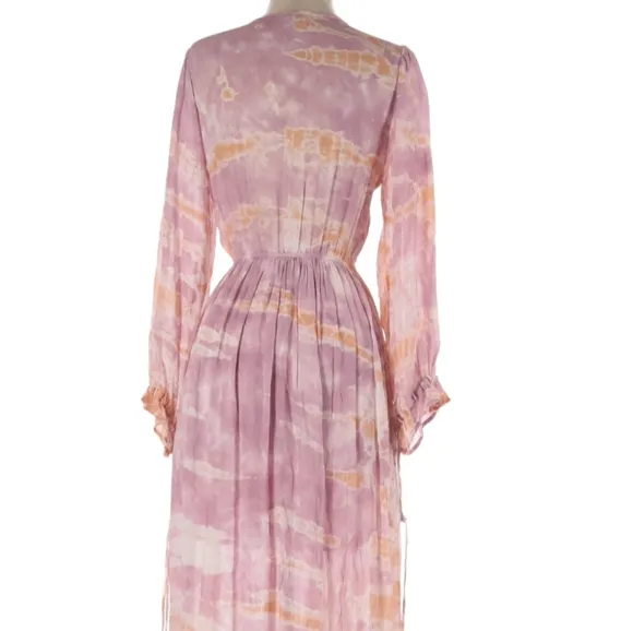 Pink Pastel Tie Dye Maxi Dress - Young Fabulous &amp; Broke