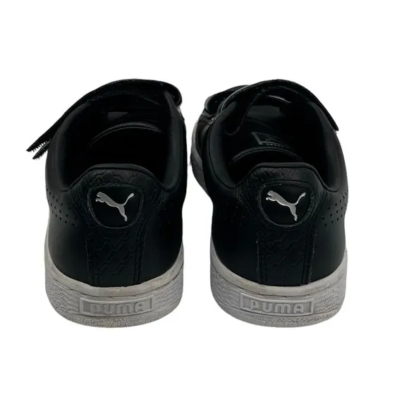 Puma Black Basket Classic Strap Sneakers Size 4.5 Men’s