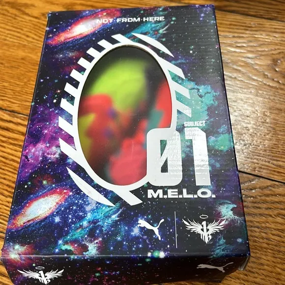 Puma MB 1 Be You MELO high top infants sneakers.  Size 8C. Box included.