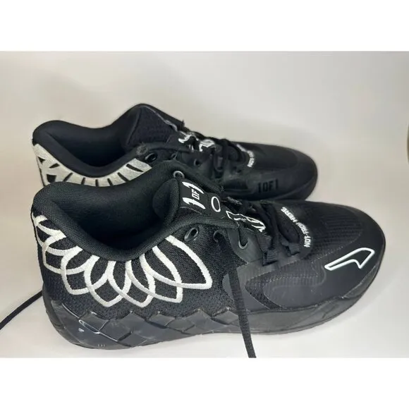 PUMA MB.01 Lo Team Colors Basketball Sneakers Shoes Black Size 9
