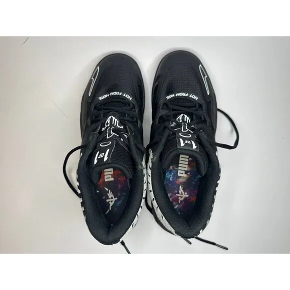 PUMA MB.01 Lo Team Colors Basketball Sneakers Shoes Black Size 9