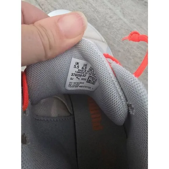Puma MB.02 Basketball Shoes LaMelo Gorange Gray and Orange Size 6.5