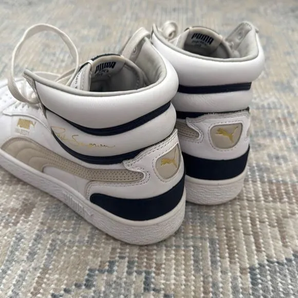 Puma Men's Ralph Sampson Leather Mid-Top Sneakers size 8