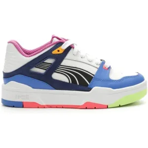 PUMA Slipstream Invader Sunset Sneaker Sz 5 Junior White Black Bluemazing NWB