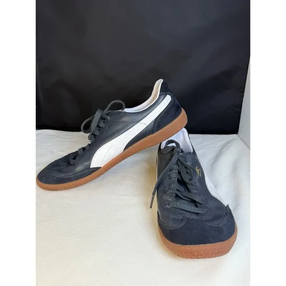 Puma Super Liga OG Mens 14 Black Athletic Casual Shoes Sneakers 356999-09 48.5
