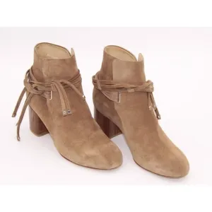 Rag &amp; Bone Dalia II Camel Suede Women's Ankle Boots Sz 38 US 8