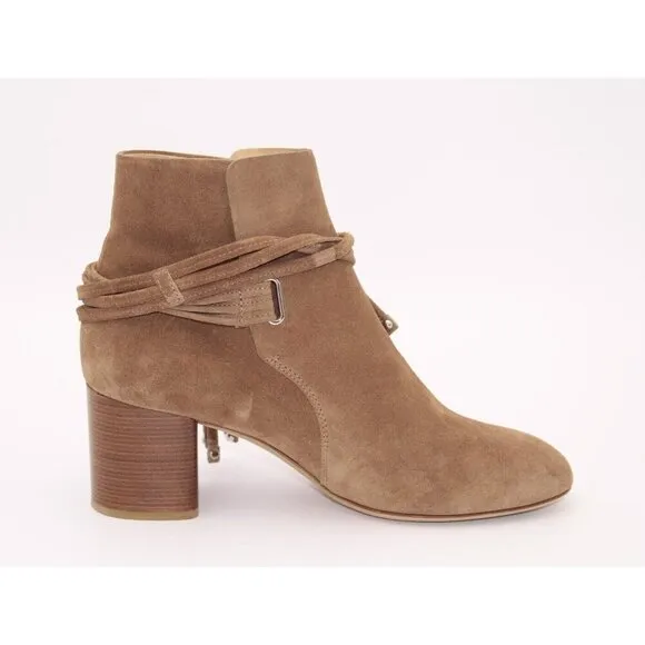 Rag &amp; Bone Dalia II Camel Suede Women's Ankle Boots Sz 38 US 8