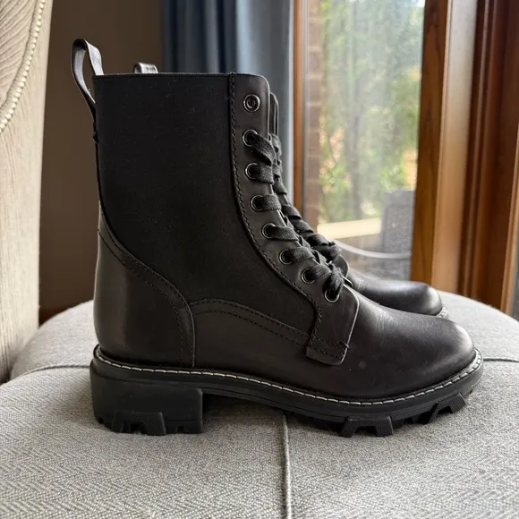 Rag &amp; Bone Shiloh Black Leather boot
