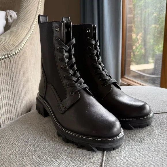 Rag &amp; Bone Shiloh Black Leather boot