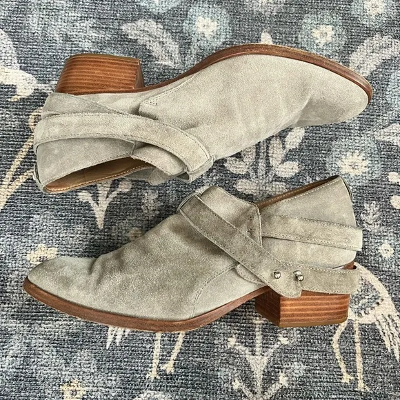 Rag Bone Harley grey Suede ankle Boots