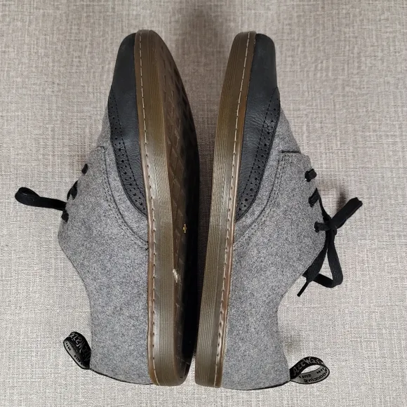 RARE Dr Doc Martens Bernard Wool Oxford Shoes Men's Size 14  EU 48 Loafers