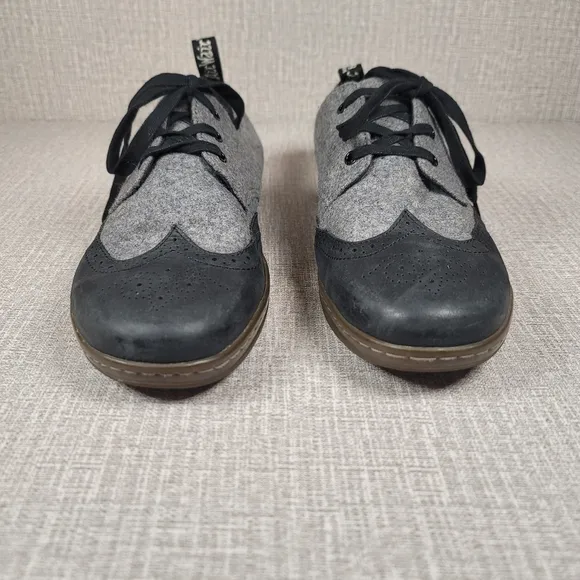 RARE Dr Doc Martens Bernard Wool Oxford Shoes Men's Size 14  EU 48 Loafers