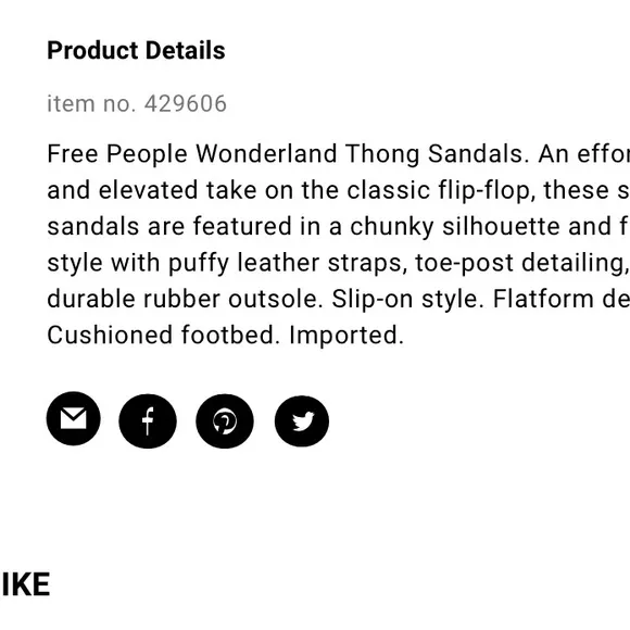 Rare!  Free People wonderland thongs