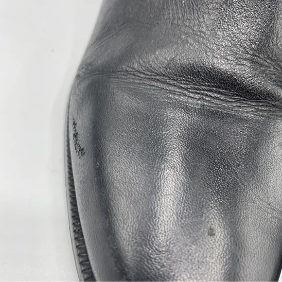 Rare Partners Black Leather vintage boots size 8.5 Tara