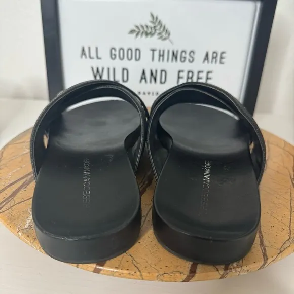 Rebecca Minkoff Tori Studded Black Sandals Size 7.5
