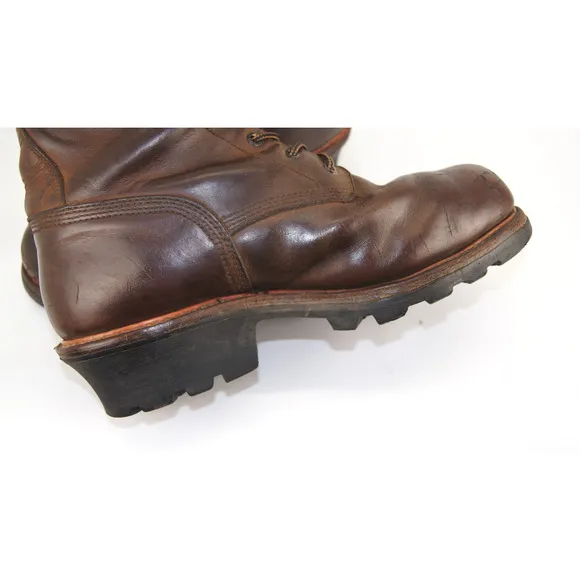 Red Wing Boots 4420 LoggerMax Steel Toe Waterproof Leather Work Mens 10.5 D