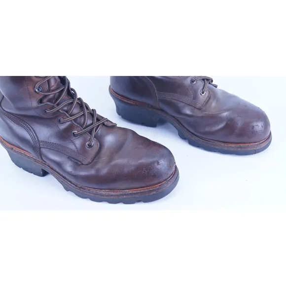 Red Wing Boots 4420 LoggerMax Steel Toe Waterproof Leather Work Mens 10.5 D