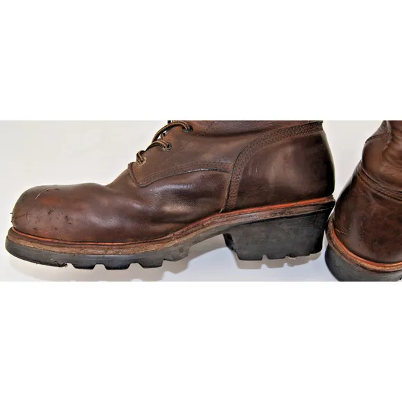 Red Wing Boots 4420 LoggerMax Steel Toe Waterproof Leather Work Mens 10.5 D