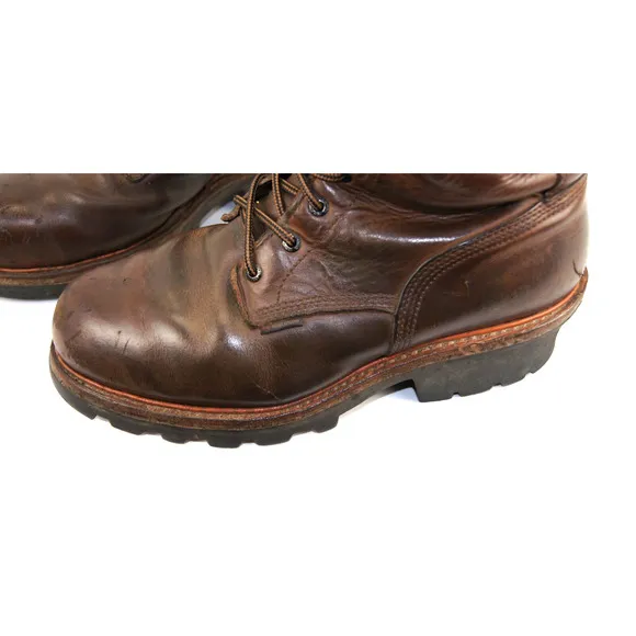 Red Wing Boots 4420 LoggerMax Steel Toe Waterproof Leather Work Mens 10.5 D