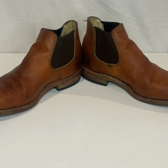 Red Wing Boots Women's Carol Brown Leather Chelsea Ankle Boots Size 6B