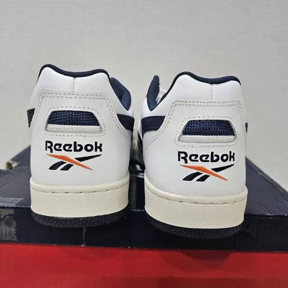 Reebok BB 4000 II IE6832 Sneakers White Navy Leather Basketball Men's Size 10.5