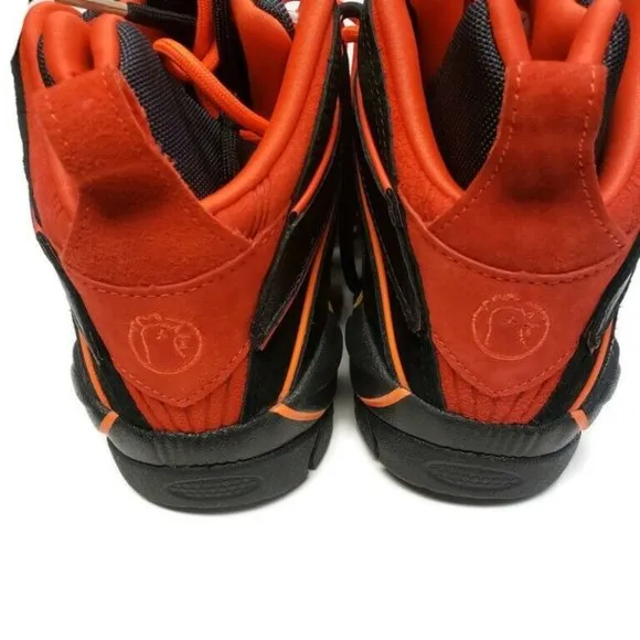 Reebok Shaqnosis x Hot Ones Basketball Shoes Size 7.5 Sneakers Black Red H68851
