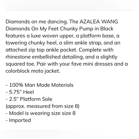 Rhinestone sandal pump chunky sandals woven upper