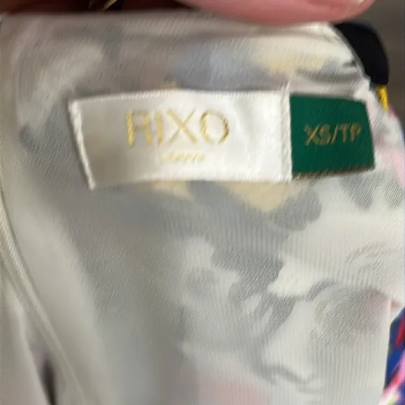 RIXO LONDON camellia silk floral midi dress