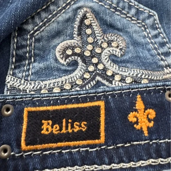 Rock Revival Jeans Beliss Boot Size 27 McBling 2000s Y2K