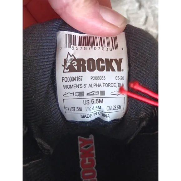 🆕️Rocky Alpha Force Leather Waterproof Lace Up Boots