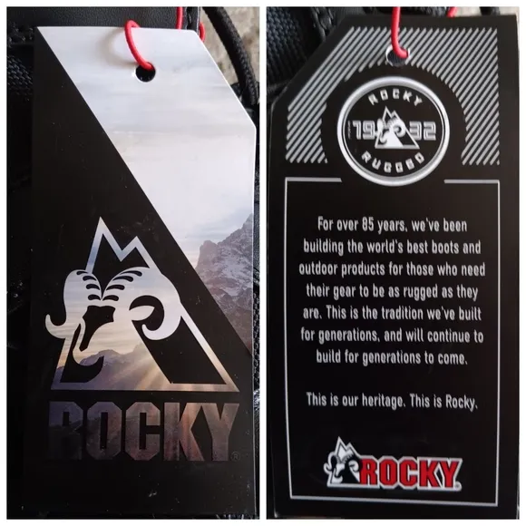 🆕️Rocky Alpha Force Leather Waterproof Lace Up Boots