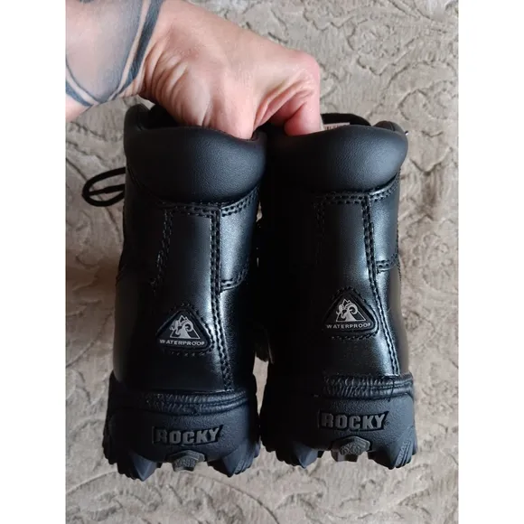 🆕️Rocky Alpha Force Leather Waterproof Lace Up Boots