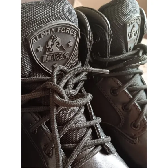 🆕️Rocky Alpha Force Leather Waterproof Lace Up Boots