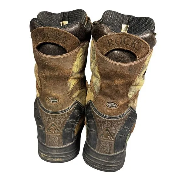 Rocky Boots Men's‎ 13 Camo 1000g Blizzard Stalker Waterproof Thinsulate Hunting