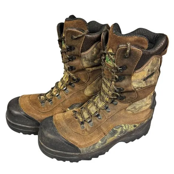 Rocky Boots Men's‎ 13 Camo 1000g Blizzard Stalker Waterproof Thinsulate Hunting