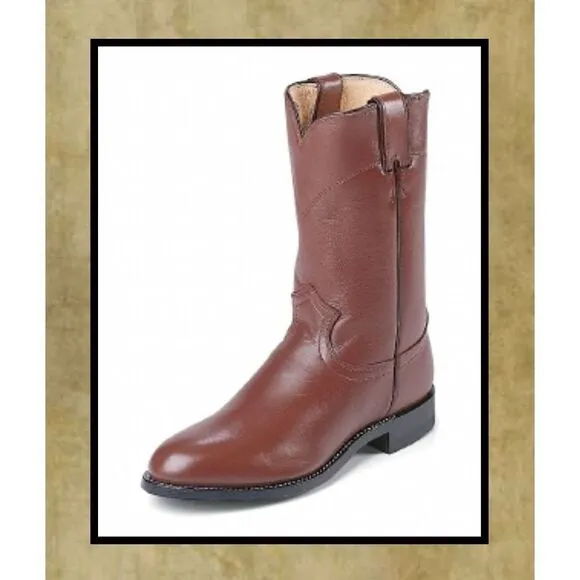 Roper Boots By Justin Classic Tan  Rancher/Cowboy Boot Size 11.5-RARE