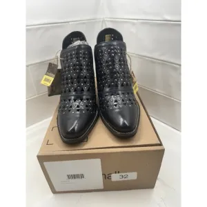 Roper Western Boots Womens Serena Leather Black Size 6 Cowboy Ankle Boots