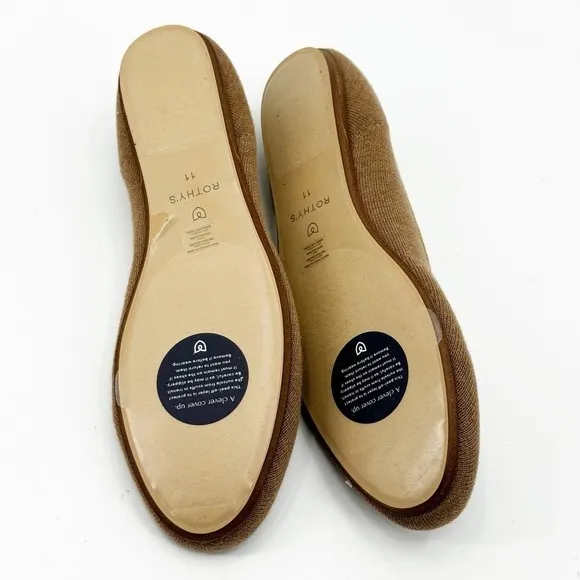 Rothy’s Merino Wool Clove Slip-On Loafers Shoes Size 11 NWOB