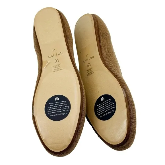 Rothy’s Merino Wool Clove Slip-On Loafers Shoes Size 11 NWOB