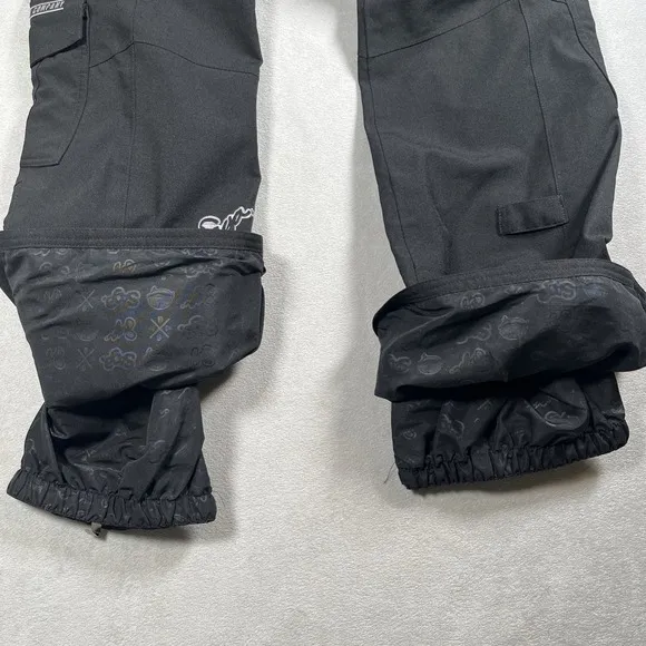 SAGA Outerwear Pants Women's M Black Snowboard/Ski Bottoms Fatigue 2L Series EUC